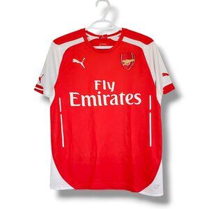 Arsenal Fly Emirates Football Puma Soccer Jersey Red Size S